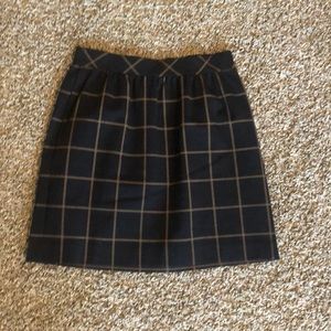 Madewell Plaid Skirt